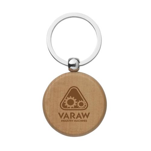 Houten sleutelhanger rond CL3313 - Yana Gifts