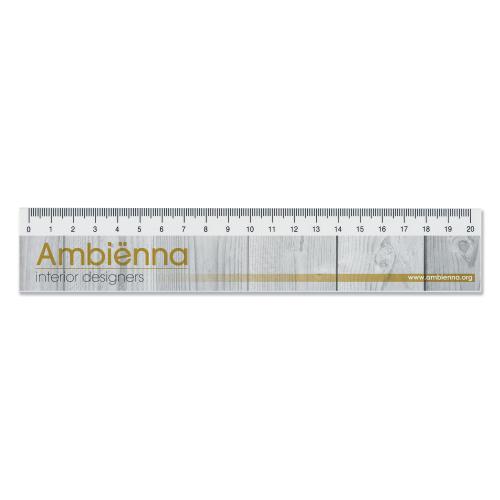 Kunststof liniaal 20 cm LT91260 - Yana Gifts