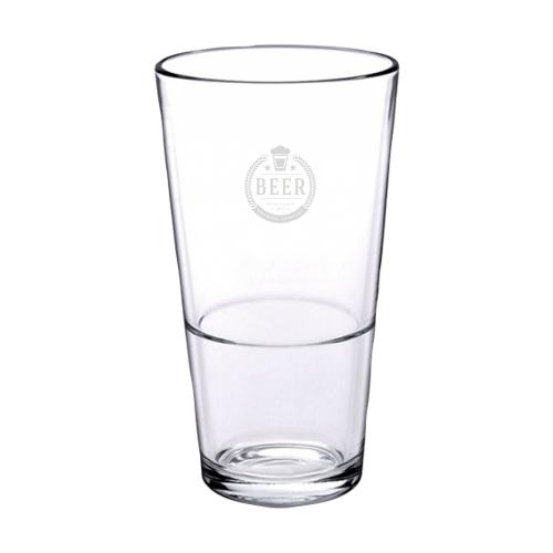 Bierglas vaasje stapelbaar 340ml - Yana Gifts