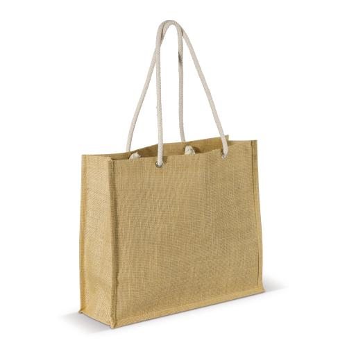 Schoudertas jute breed model LT91322 - Yana Gifts