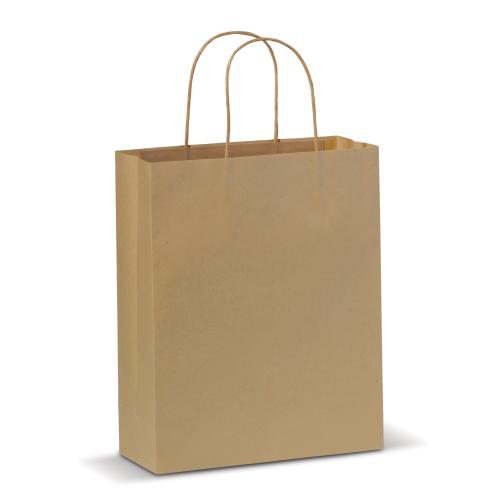 Draagtas papier gedraaide hengels papier - middel formaat - Yana Gifts