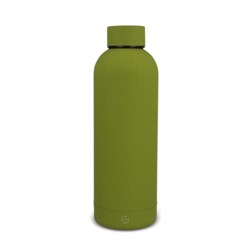 Drinkfles soft touch platte dop 500ml - Yana Gifts