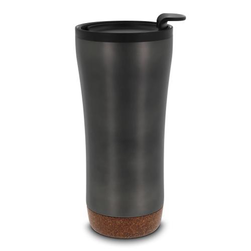 Dubbelwandige koffiebeker onderzijde kurk - Yana Gifts