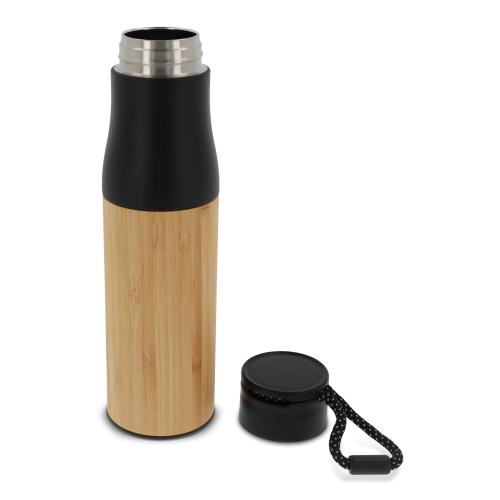 Thermofles met touw bamboe 500ml - Yana Gifts