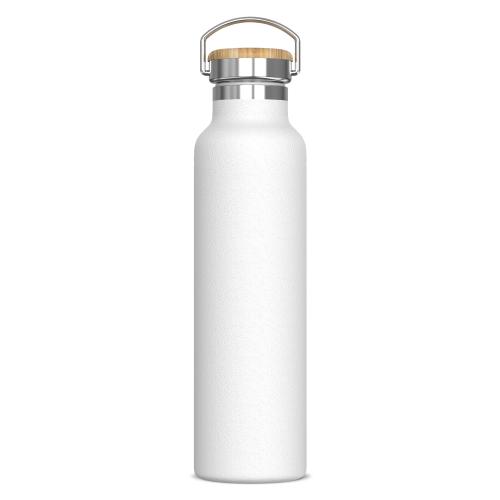 Thermofles dop met bamboe 650ml - Yana Gifts