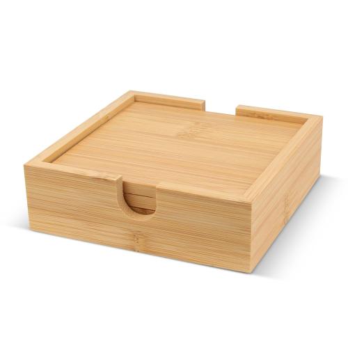 Set onderzetters van bamboe - Yana Gifts