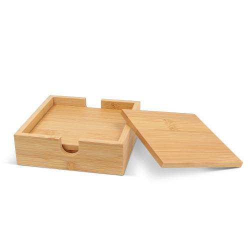 Set onderzetters van bamboe - Yana Gifts