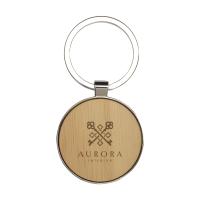 Bamboe cirkel sleutelhanger CL1365 - Yana Gifts