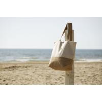 Strandtas van jute en katoen - Yana Gifts