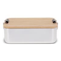 Lunchbox aluminium bamboe deksel - Yana Gifts