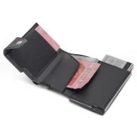 Bankkaarthouder met lederen hoesje - Yana Gifts