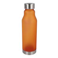 Drinkfles matte kunststof met metalen dop - Yana Gifts