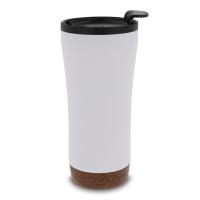 Dubbelwandige koffiebeker onderzijde kurk - Yana Gifts