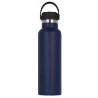 Thermofles zwarte dop met lus 650ml - Yana Gifts