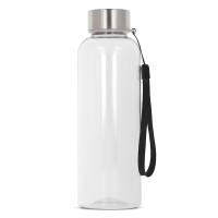 Waterfles transparant kunststof met metalen dop - Yana Gifts