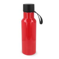 Drinkfles kunststof zwarte dop &amp; rubberen handvat - Yana Gifts