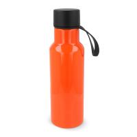 Drinkfles kunststof zwarte dop &amp; rubberen handvat - Yana Gifts
