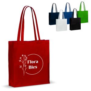 Draagtas gerecycleerd katoen met bodem LT95242 - Yana Gifts