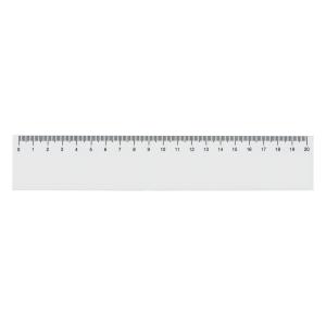 Kunststof liniaal 20 cm LT91260 - Yana Gifts