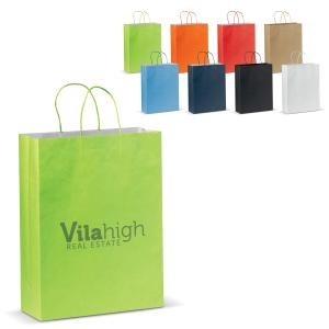 Draagtas papier hengels gedraaid papier - groot formaat - Yana Gifts