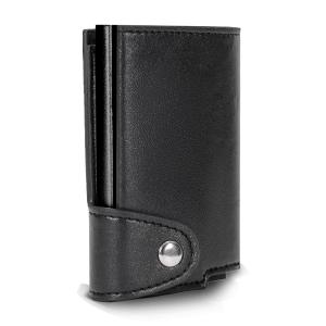 Bankkaarthouder met lederen hoesje - Yana Gifts
