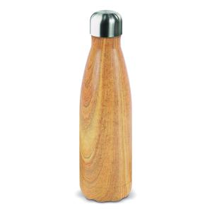 Drinkfles met houten look 500ml - Yana Gifts