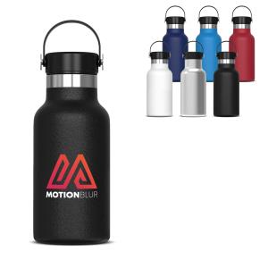 Thermofles zwarte dop met lus 350ml - Yana Gifts