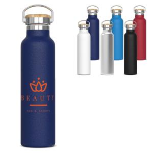 Thermofles dop met bamboe 650ml - Yana Gifts